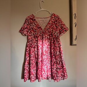 Floral Pink Dress